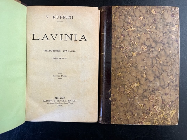 Lavinia. Traduzione italiana dall'inglese. Volumi I-II